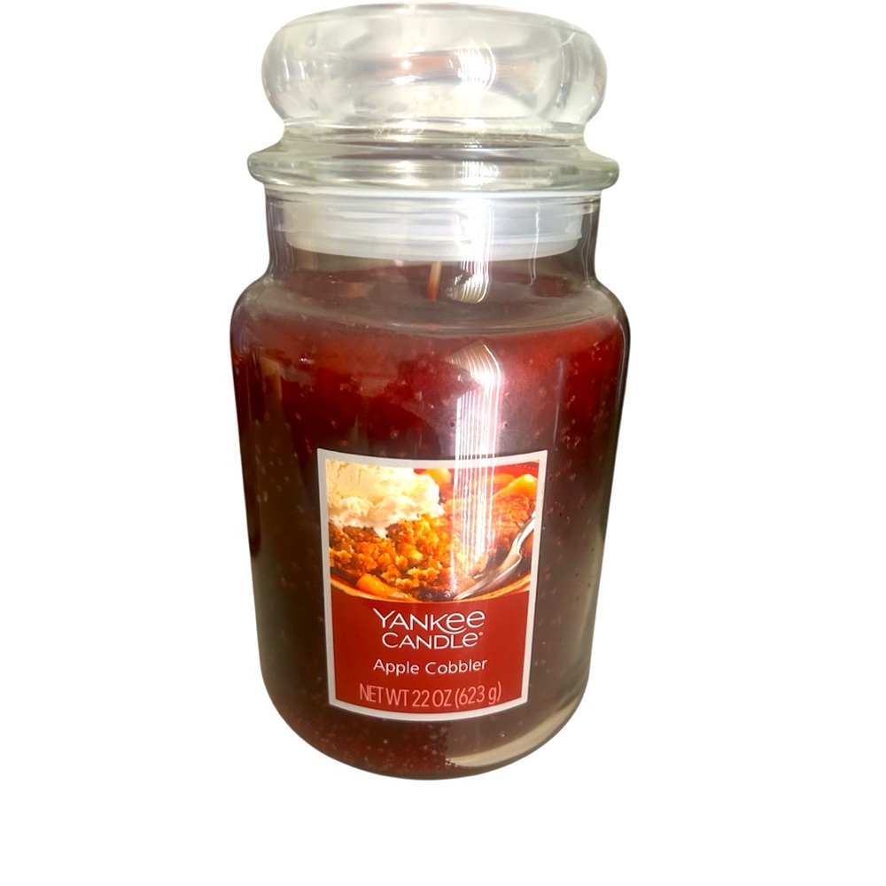 NWT Yankee Candle Apple Cobbler Large Original Jar